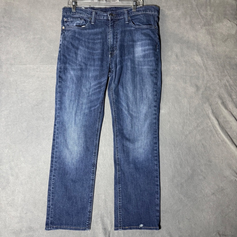 Levis 541 Athletic Taper Mens Dark Wash Blue Denim Jeans 34x30 (Fits 34X28)